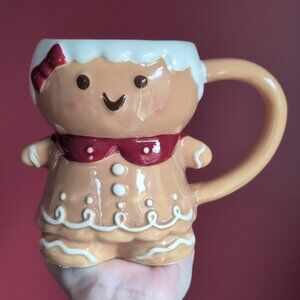 Gingerbread Girl Mug 🎀 Hand Painted